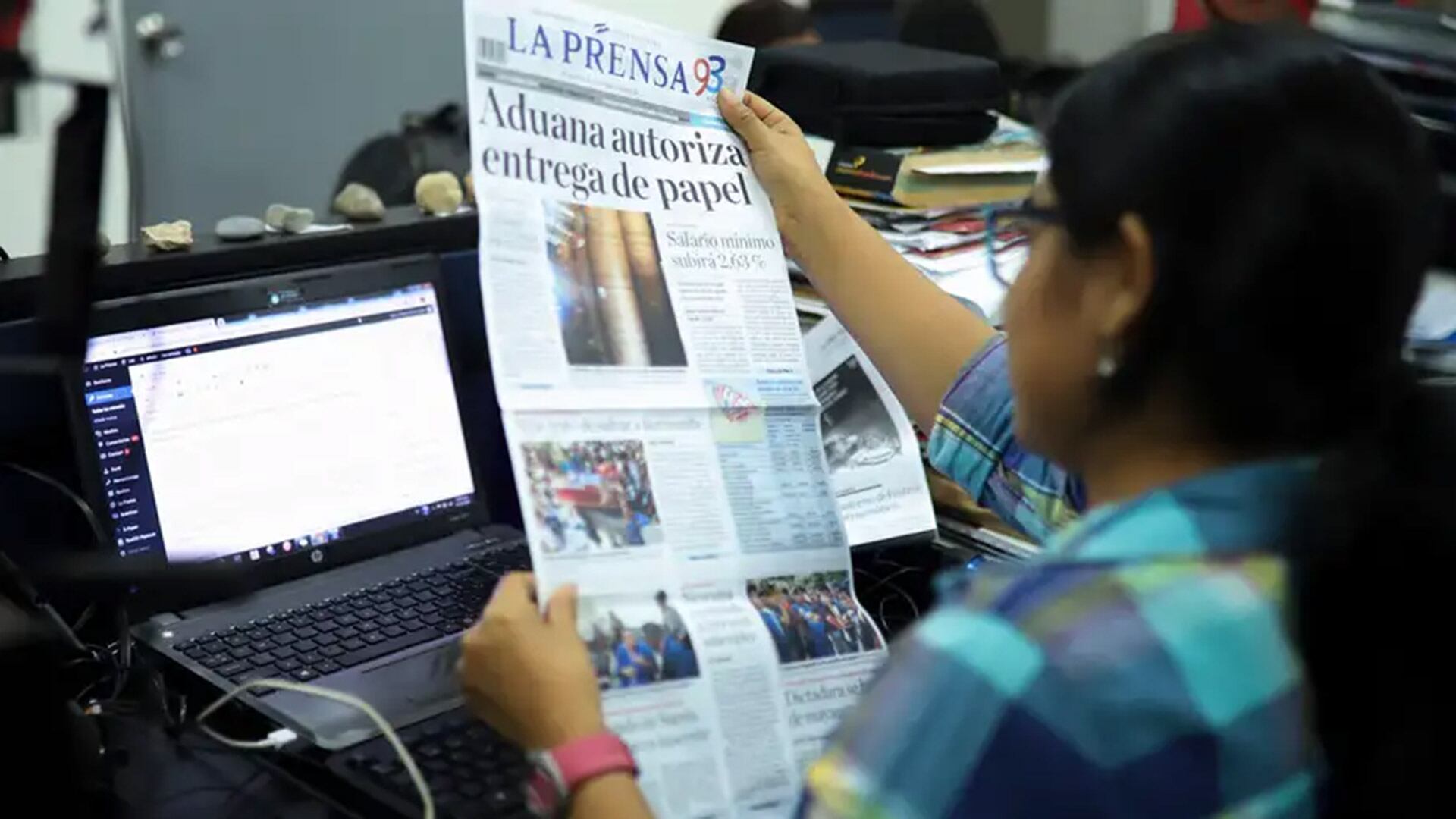 La antigua redacción de La Prensa se dispersó por el mundo para informar solo desde su plataforma digital (Foto archivo)