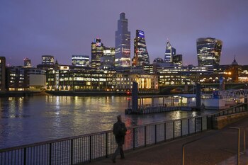 Skyscrapers in the square mile