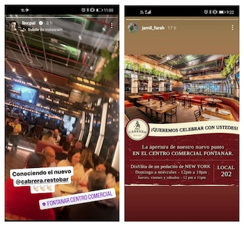 Jamil Farah, nueva pareja de Carolina Cruz, habría coincidido en el mismo restaurante con Lincoln Palomeque