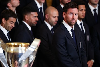 Lionel Messi en la Casa