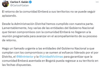 Carlos Fernando Galán destacó que