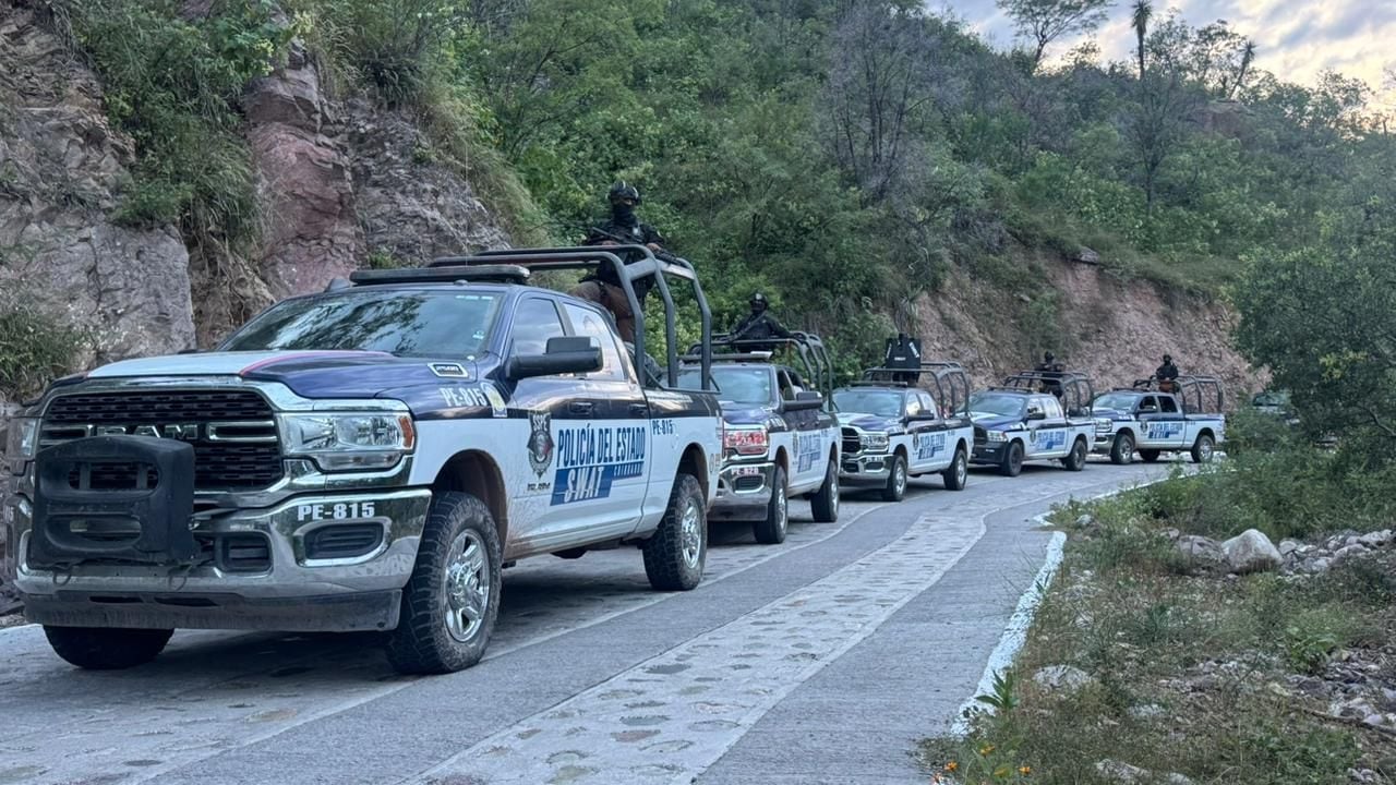 Las autoridades detienen a objetivos prioritarios pertenecientes al Nuevo Cártel de Juárez. (SSP Sinaloa)