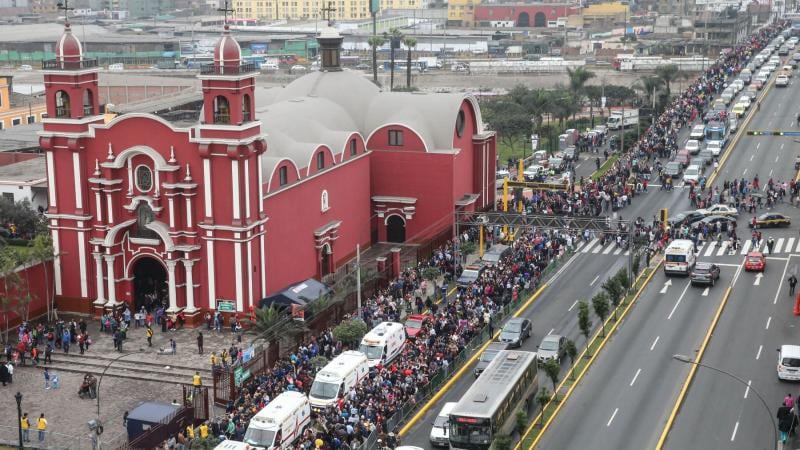 Lima restringe el tránsito en el Centro Histórico por la festividad de Santa Rosa de Lima
