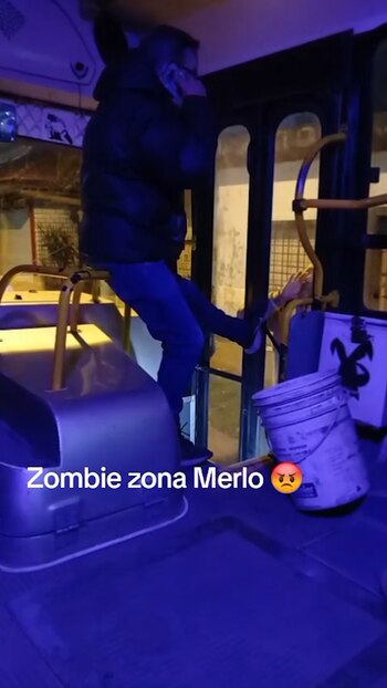 El chofer y los pasajeros