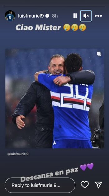 Mensaje de despedida de Luis