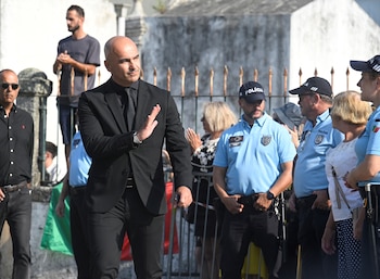 Roberto Martinez asistió al funeral
