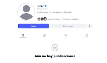 vinícius júnior redes sociales
