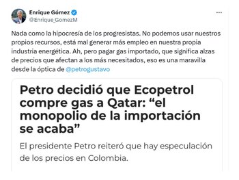 Con este mensaje, el excandidato