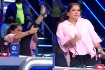 Katia Palma y Cristian Rivero