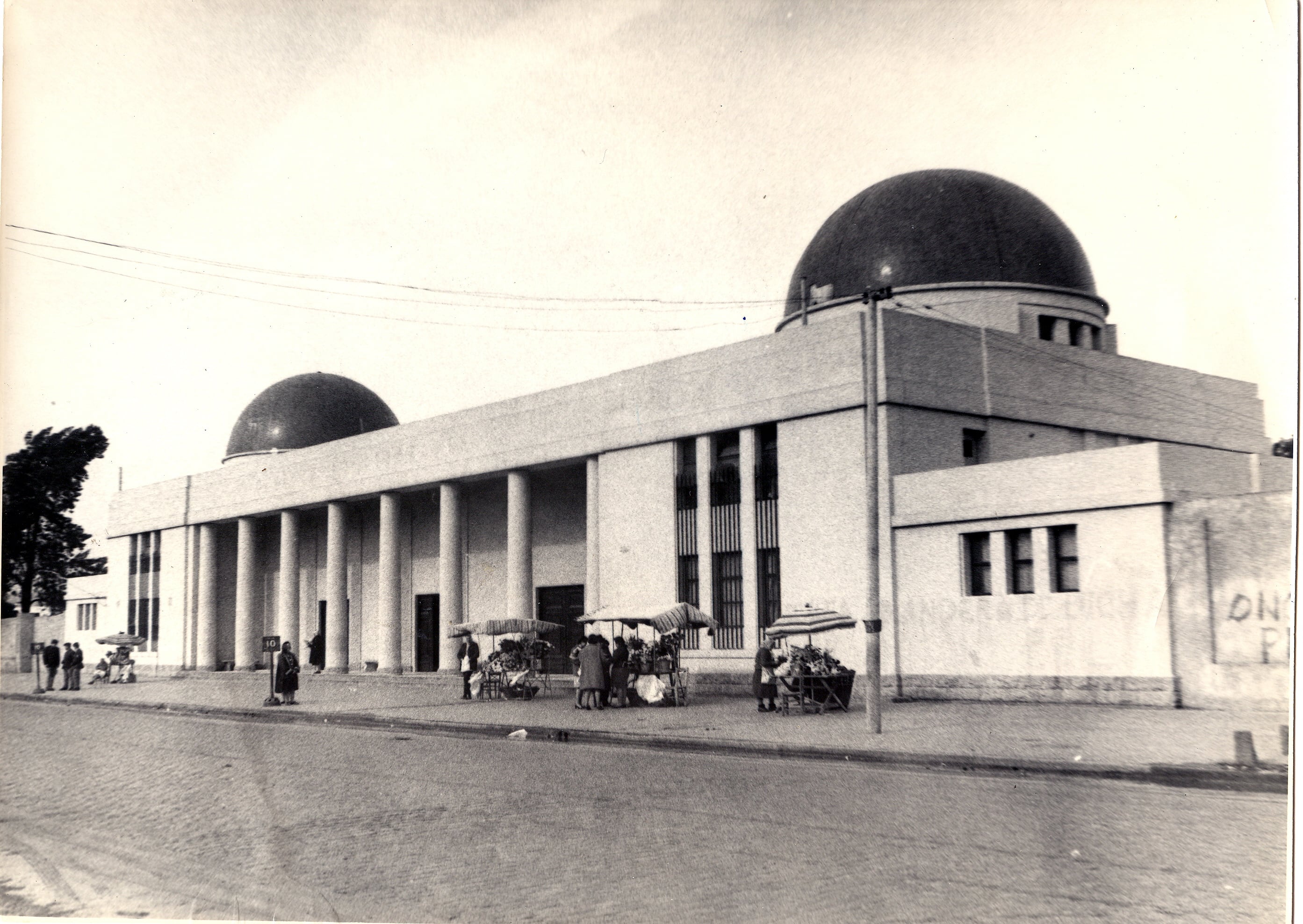 Una foto histórica del cementerio judío de La Tablada