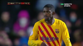 Ousmane Dembélé anotó el empate