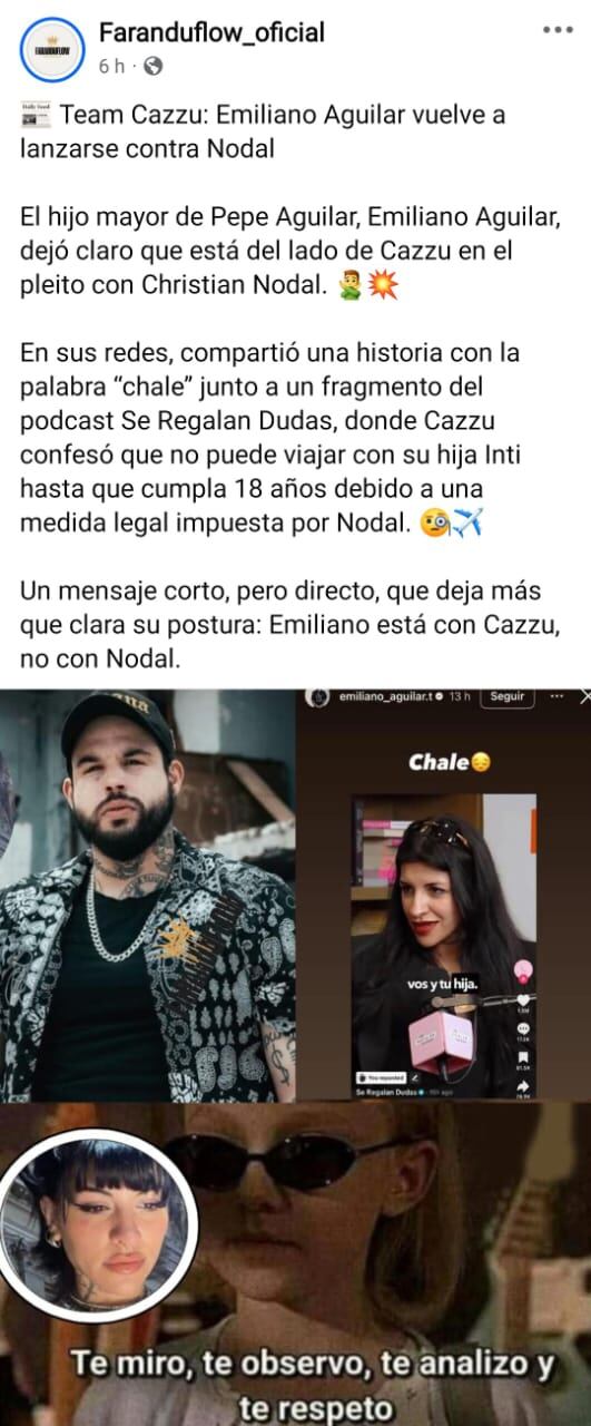 La publicación desató una ola de reacciones. (Captura de pantalla, Facebook)