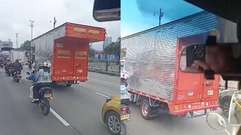 A la parte superior del