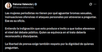 Paloma Valencia - crédito @PalomaValenciaL/X