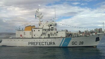 El guardacostas "Prefecto Derbes"