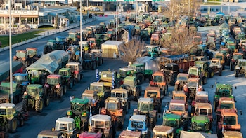 Los agricultores griegos siguen protestando