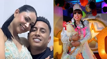 La cantante y el futbolista