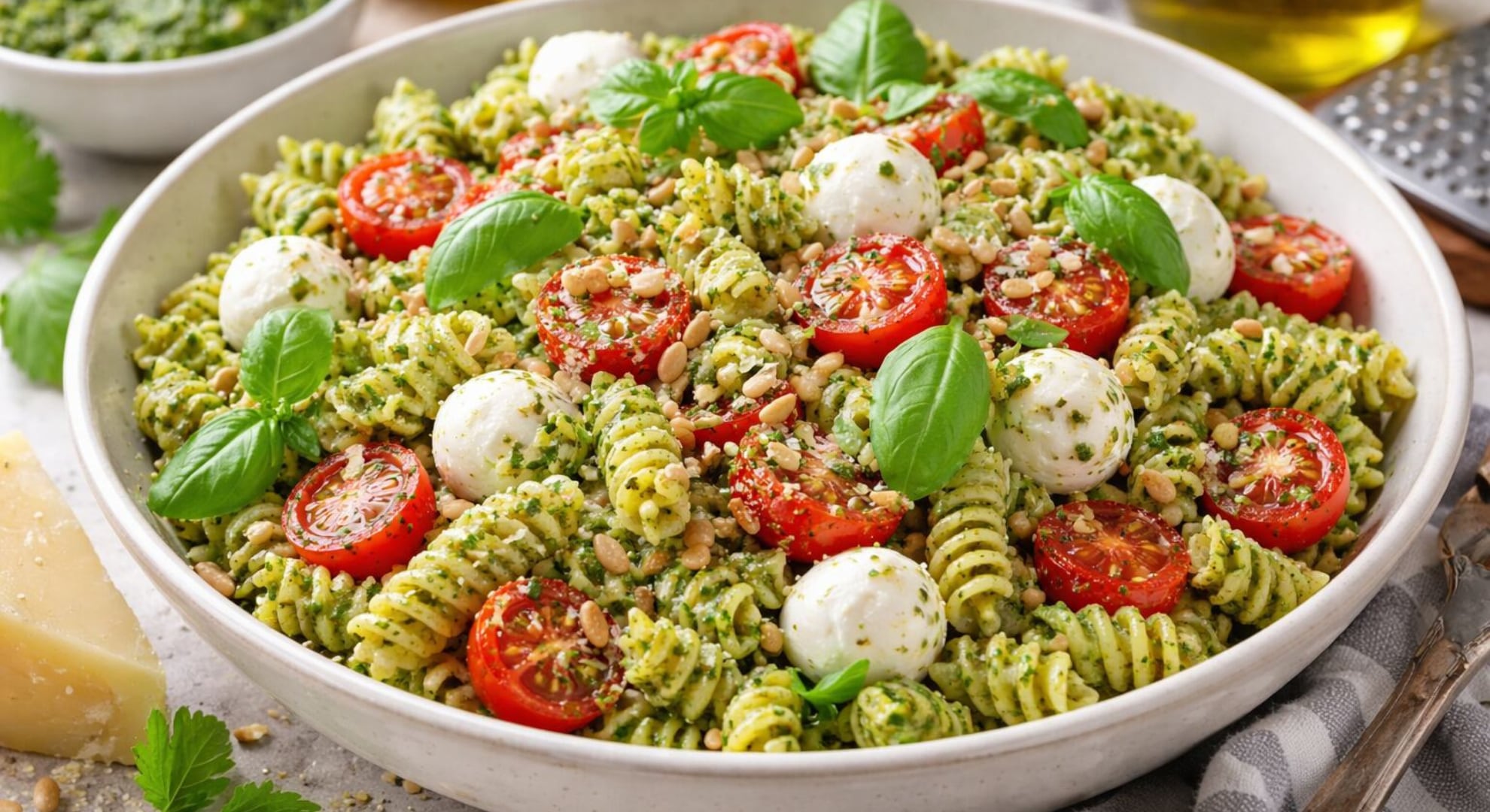 Una combinación de pasta, pescados en conserva y hortalizas se consolida como opción común durante la temporada veraniega y en reuniones. (Imagen Ilustrativa Infobae)