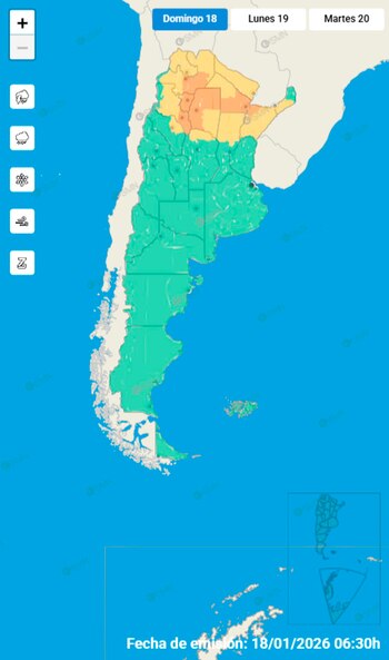 El SMN señaló un gran