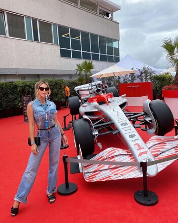 Sheyla Rojas en la Fórmula