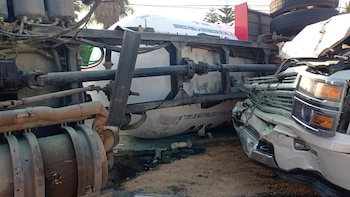 Incidente en carretera Tepatitlán-Guadalajara (Foto: