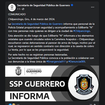 Autoridades de Guerrero descartaron personas