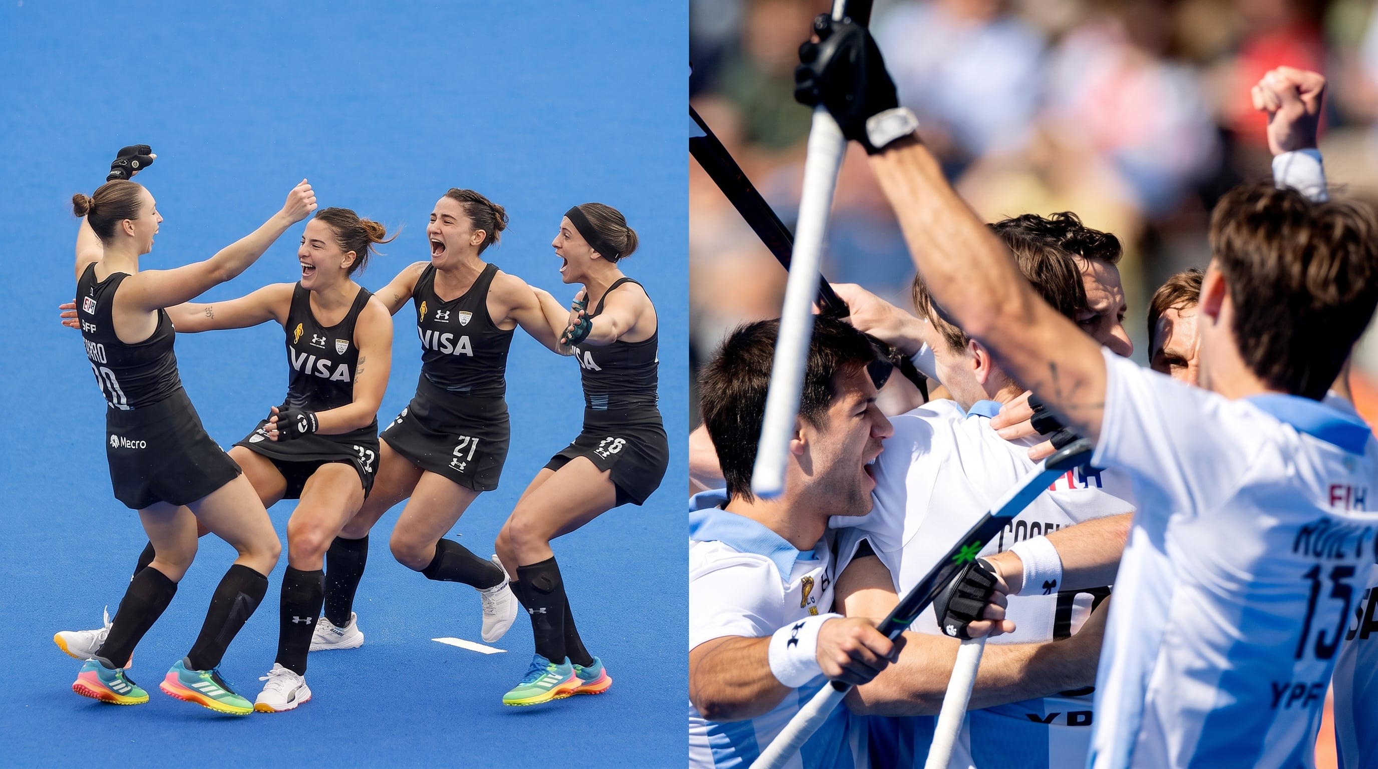 Las Leonas y Los Leones se subieron al podio en el Mundial de hockey (Imagen Ilustrativa Infobae)