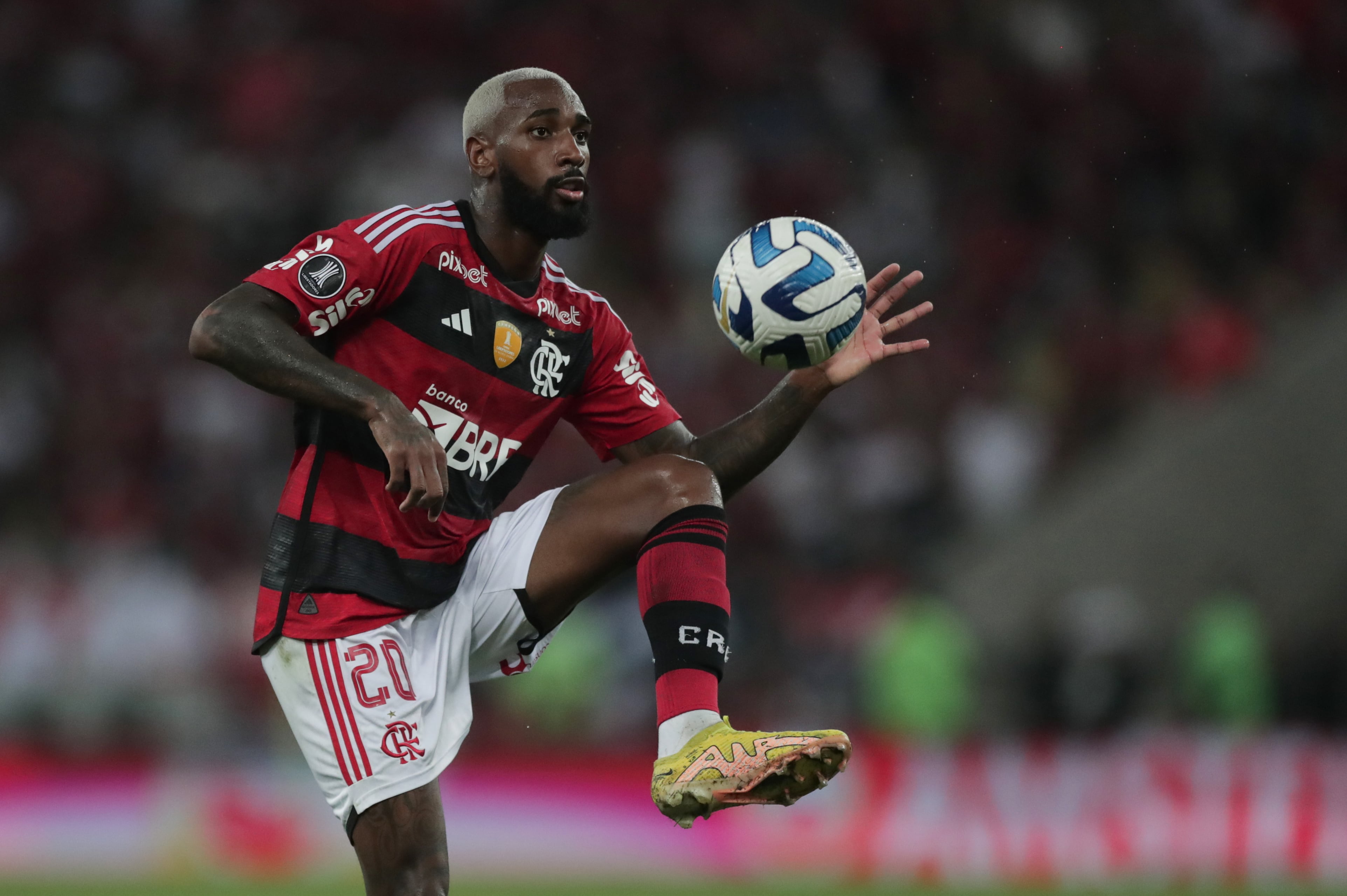 Gerson Santos da Silva, en Flamengo (EFE/Andre Coelho)