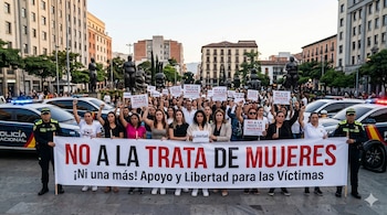 En 2026, la Policía Nacional de Colombia identificó 77 víctimas de trata de personas, reflejando el aumento de este delito a nivel nacional - crédito Visuales IA