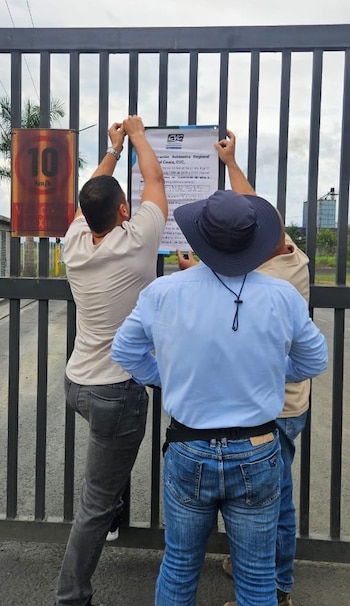 La CVC ordenó la suspensión inmediata de vertimientos de aguas residuales de Refinal S.A.S. hacia el río Fraile en el sector El Carmelo, Candelaria - crédito CVC
