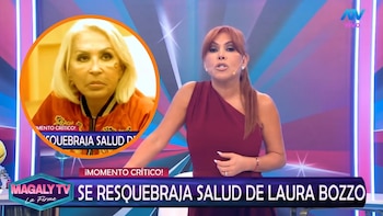 Laura Bozzo tendría peritonitis, neumonía y colapso pulmonar: Magaly Medina revela nuevos detalles de su grave estado de salud