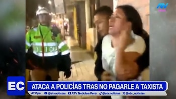 Se negó a pagar un taxi, agredió a policías en la comisaría y quedó detenida en Trujillo