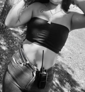 Liliana Elizabeth, alias "La China", así se mostraba en redes sociales. (Facebook)