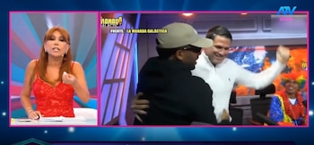 Magaly Medina cuestiona a Paco Bazán por aparecer con Farfán: “¿Cómo vas como chupe a otro lado?”. Captura: Magaly TV La Firme.