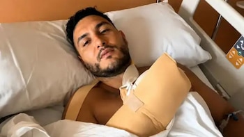 Omar Montes, operado de urgencia tras sufrir un accidente practicando boxeo: “La fractura no es limpia, son muchos fragmentos”