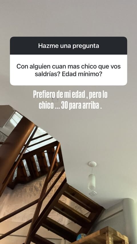 Sabrina Rojas destacó quese fija en hombres de su edad