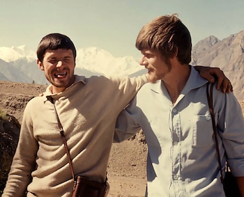 Los hermanos Günther (izquierda) y Reinhold Messner en el Nanga Parbat, Pakistán. En 1970, alcanzaron juntos la cima, pero se separaron durante el descenso. Günther murió tras ser arrastrado por una avalancha