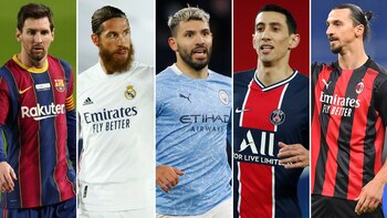 Messi Ramos Aguero Di Maria Ibrahimovic