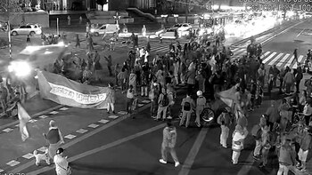 Los ciudadanos salieron tras la