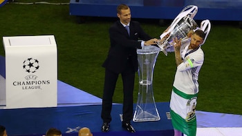 Sergio Ramos tras ganar la