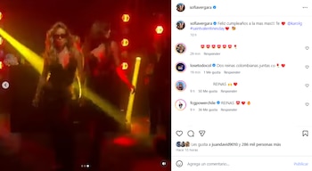 La Bichota celebró su cumpleaños