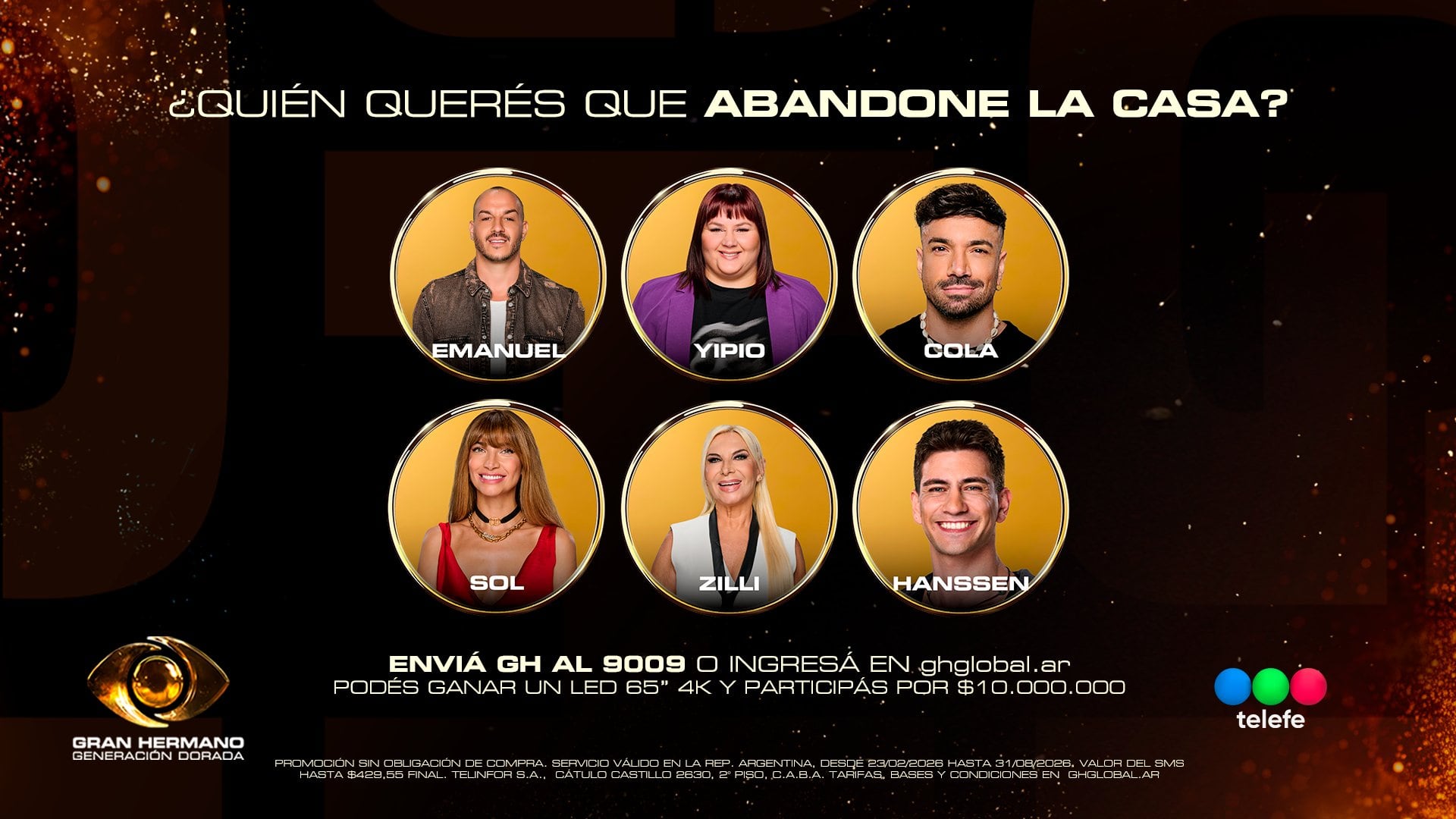 La semana 21 de Gran Hermano dejó una placa negativa con Emanuel Di Gioia, Yisela “Yipio” Pintos, Sebastián Cola, Sol Abraham, Yanina Zilli y Matías Hanssen