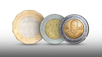 Tres monedas acuñadas en honor a la Independencia de México se comercializan en más de 1 millón de pesos