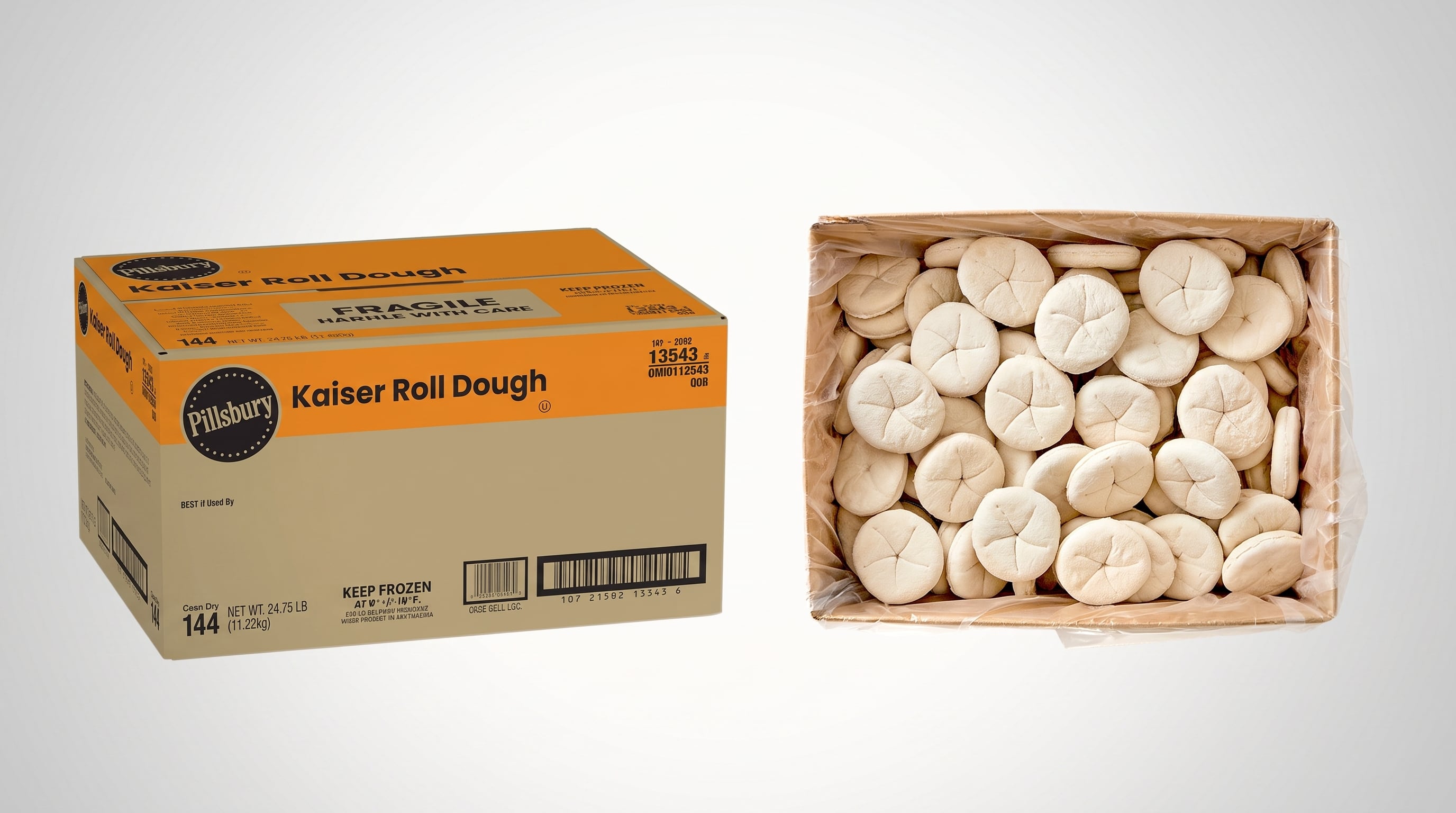El retiro de Pillsbury incluyó masa congelada para hornear en tiendas y operadores gastronómicos, no panes embolsados para góndola (General Mills).