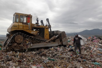 Vista del tiradero de Escalerillas