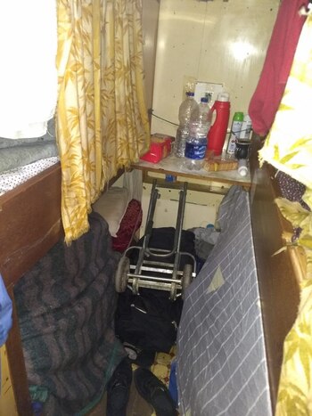 Las condiciones de hacinamiento a