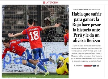 Perú vs Chile: reacción de la prensa tras derrota de la 'bicolor'