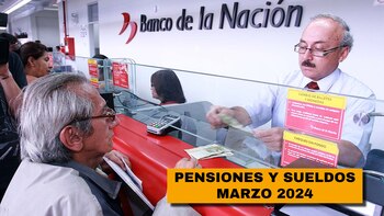 Pago de pensiones y sueldos