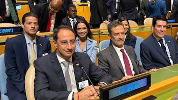 Así comenzo la participación de la delegación colombiana, liderada por José Manuel Restrepo, en la Asamblea General de la ONU: “¿Cómo no pensar en los niños, niñas y jóvenes de Colombia?”