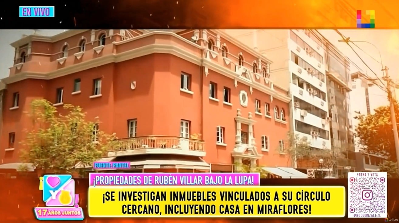 La historia detrás de la casa en Miraflores vinculada a Rubén Villar. Captua TV: Amor y Fuego.